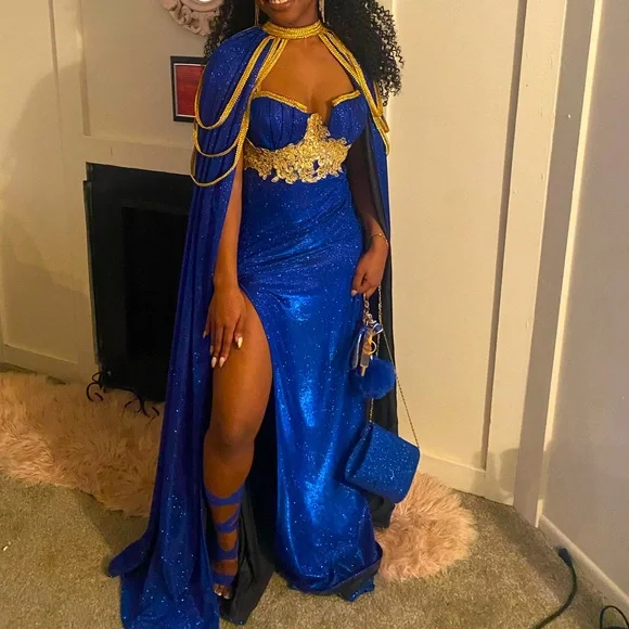 Dresses | Sparkly Royal Blue Aline Prom Dress | Poshmark